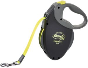 TRIXIE NEON GIANT M 8 m Noir, Jaune Chien Laisse avec enrouleur