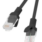 Lanberg PCU5-20CC-0025-BK câble de réseau Noir 0,25 m Cat5e U/UTP (UTP)