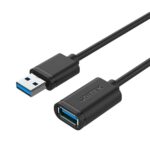 UNITEK Y-C457GBK câble USB USB 3.2 Gen 1 (3.1 Gen 1) 1 m USB A Noir