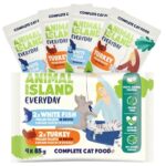 ANIMAL ISLAND Everyday Turkey and White fish fillets in broth - nourriture humide pour chat - 4 x 85g