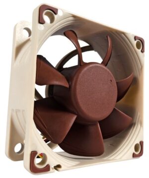 Noctua NF-A6X25 FLX système de refroidissement d’ordinateur Boitier PC Ventilateur 6 cm Marron