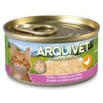 ARQUIVET Chicken in sauce with crab sticks - nourriture humide pour chat - 80g