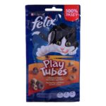 FELIX Play Tubes Chicken, Liver - croquettes pour chat - 50 g