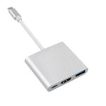 Maclean MCTV-840 adaptateur graphique USB 4096 x 2304 pixels Argent