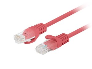 Lanberg PCU6-20CC-0100-R câble de réseau Rouge 1 m Cat6 U/UTP (UTP)