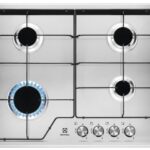Electrolux KGS6424BX Acier inoxydable Intégré (placement) 60 cm Gaz 4 zone(s)