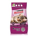 Certech Super Benek Compact Lavande - Litière agglomérante pour chat 5 l