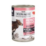 WIEJSKA ZAGRODA Boeuf Monoprotéiné - nourriture humide pour chats - 400g
