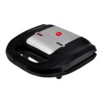 ELDOM ST11 gaufrier et appareil à croque-monsieur 750 W Noir, Argent