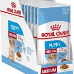 ROYAL CANIN SHN Medium Puppy in sauce - nourriture humide pour chiots - 10x140g