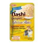 INABA CAT Dashi Delights Fines Flocons de Poulet avec Fromage - friandise pour chat - 40g