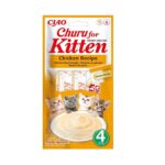 INABA Churu Kitten Chicken Recipe - Friandise pour chat - 4x14g