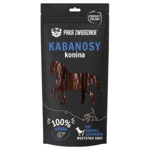 PAKA ZWIERZAKA Sausages Horse - friandise pour chien - 80g