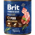 BRIT Premium by nature Pork with Trachea - nourriture humide pour chien - 800g