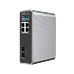 Ruijie Networks RG-NIS2100 Géré L2 Gigabit Ethernet (10/100/1000) Connexion Ethernet, supportant l'alimentation via ce port (PoE) Noir, Acier inoxydable