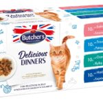 BUTCHER'S Delicious Dinners Jumbo Pack Mix Fish selection in jelly - nourriture humide pour chat - 40 x 100g