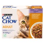 PURINA Cat Chow Agneau, haricots verts - croquettes pour chat - 10x85 g