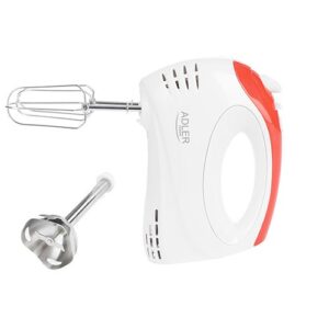 Adler AD 4212 mixeur Batteur à main Rouge, Blanc