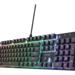 Trust GXT 871 Zora clavier Jouer USB QWERTY Anglais américain Noir