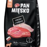 PAN MIĘSKO Veal with turkey M - aliments secs pour chiens - 9kg