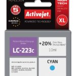 Activejet Encre AB-223CN (remplacement Brother LC223C ; Suprême ; 10 ml ; bleu)