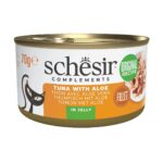 SCHESIR Complements Tuna with aloe in jelly - nourriture humide pour chat - 70g