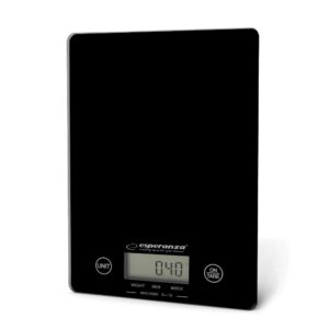 Esperanza EKS002K Balance de cuisine électronique Rectangle de table noir