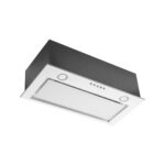 Hotte de cuisine Ciarko SL-BOX Glass 350 m³/heure à encastrer Blanc