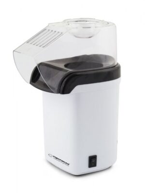 Esperanza EKP005W machine à popcorn Noir, Blanc 0,27 L 2 min 1200 W