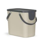 ROTHO Albula Cappuccino - conteneur de tri des déchets - 25l