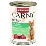 ANIMONDA Carny Kitten Beef, chicken, rabbit - de croquettes pour chat - 400 g