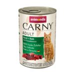 ANIMONDA Carny Adult Beef, venison and blueberries - nourriture humide pour chat - 400g