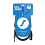SSQ JSXM10 - Câble XLR mâle - Jack stereo 6,3 mm, 10 m