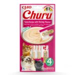 INABA Churu Tuna with shrimp flavour - Friandise pour chat - 4x14 g