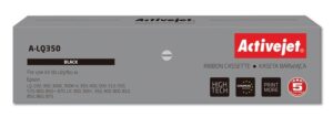 Activejet Ruban A-LQ350 (remplacement pour Epson S015633 ; Suprême ; noir)