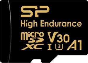 SILICON POWER MICROSDXC HIGH ENDURANCE 256GB V30 + ADAPTATEUR