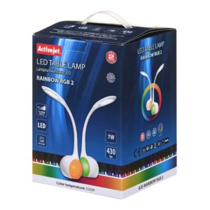 Activejet AJE-RAINBOW 2 lampe de table 7 W LED G Blanc
