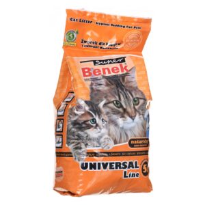 SUPER BENEK UNIVERSAL Litière pour chat Grit bentonite Naturel 5 l