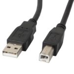 Lanberg CA-USBA-11CC-0030-BK câble USB USB 2.0 3 m USB B Noir