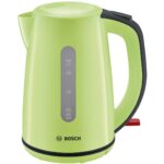 Bosch TWK7506 bouilloire 1,7 L 2200 W Noir, Vert