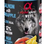 ALPHA SPIRIT WET Saumon avec ananas - nourriture humide pour chien - 400g