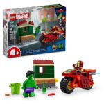 LEGO MARVEL 76287 Iron Man à vélo et Hulk