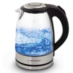 Esperanza EKK012 Bouilloire électrique 1,7 L Verre/Noir 2200 W