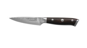 Paring Kohersen Elegance Ebony Wood Coupe-légumes en acier Damas 8,9 cm