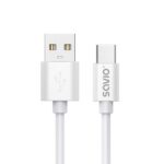 câble USB 2 m USB 2.0, USB A - USB C Blanc SAVIO CL-168