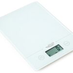Adler AD 3138 w escabeaux de cuisine Balance de ménage électronique Blanc Comptoir Carré