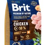 BRIT Premium by Nature Adult M Chicken - aliments secs pour chiens - 3 kg