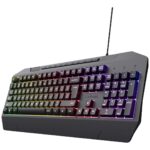 Trust GXT 836 Evocx clavier Jouer USB QWERTY Anglais américain Noir