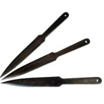 Couteaux de lancer sportifs KAL22 LIDER 3pcs noir