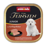 ANIMONDA Vom Feinsten Junior Poultry liver - nourriture humide pour chien - 150g